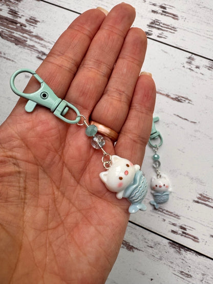 Meowmaid Kitty Cat Mermaid Single Stitch Marker