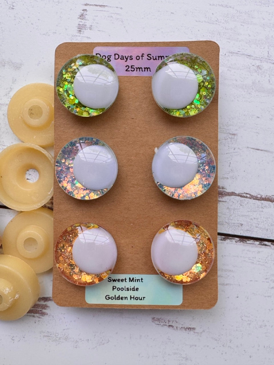 Sinker Eyes DOG DAYS OF SUMMER Assorted Sizes: August Collection