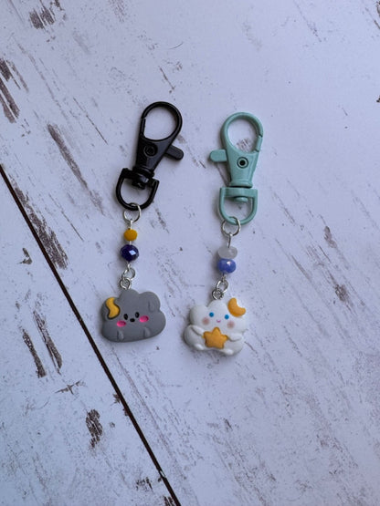 Pair of Resin Cute Cloudy Sky Stitch Markers