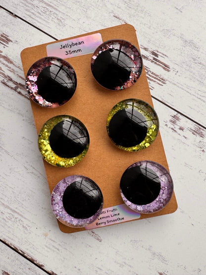 35mm Safety Eyes 3 Pack: Assorted Colors