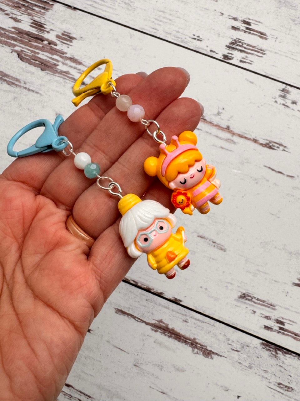 Kawaii Cosplay Girls Pair of Stitch Markers: Assorted Designs