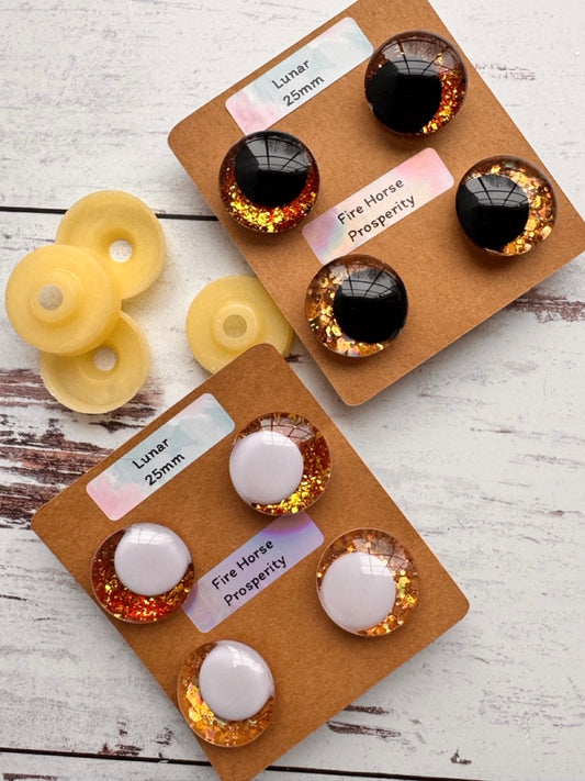 LUNAR 25mm Safety Eyes 2 Pack