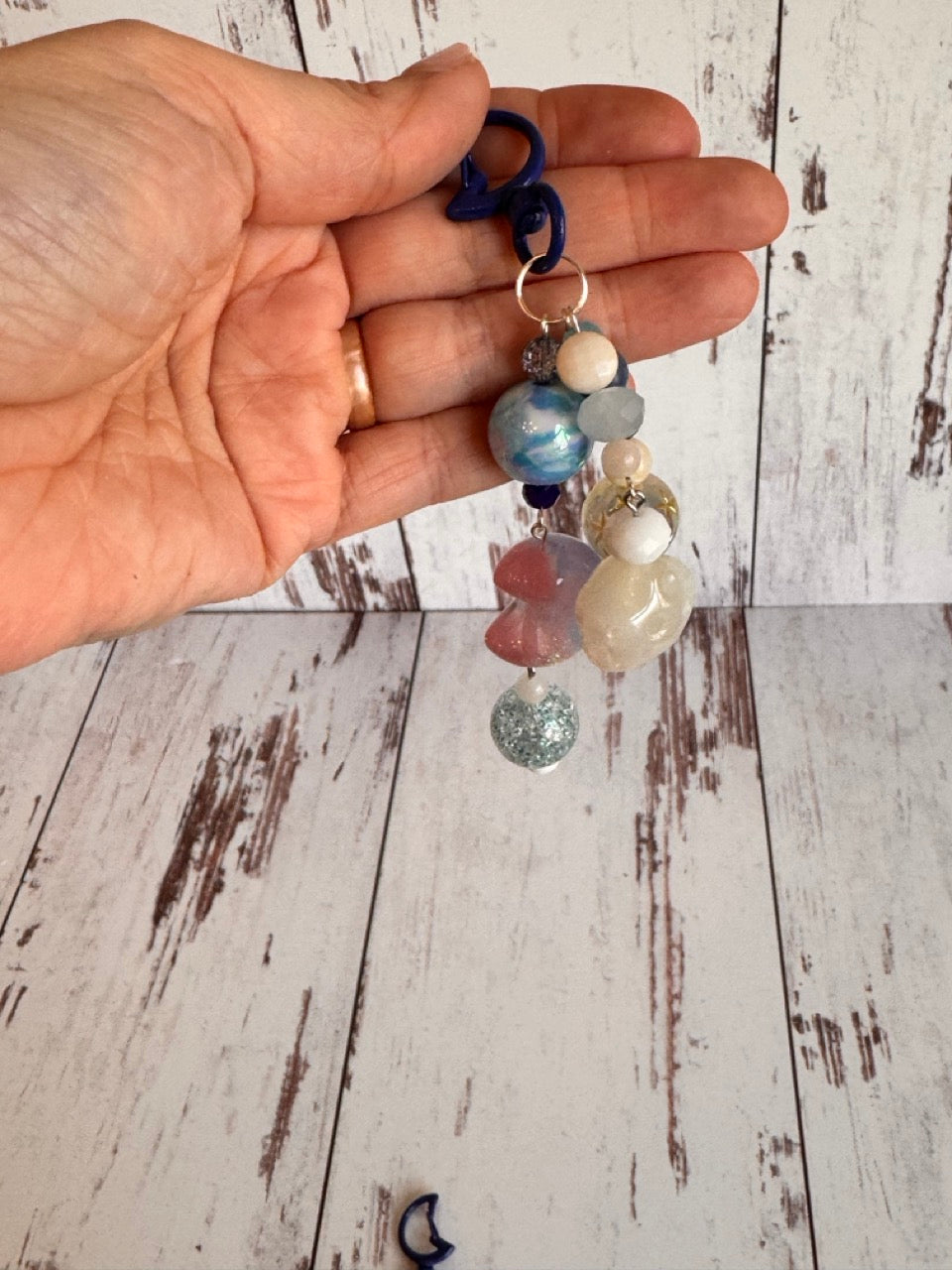 Moon Night Sky Bag Charm Bundle Keychain