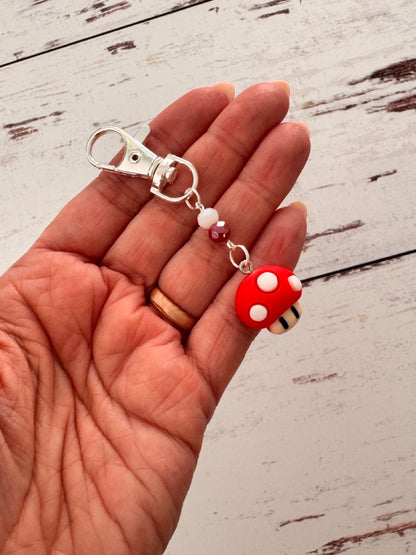 Mushroom Buddy Single Stitch Marker