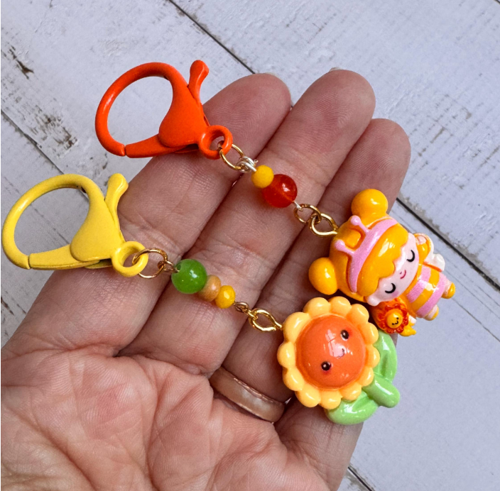 Kawaii Cosplay Girls Pair of Stitch Markers: Assorted Designs