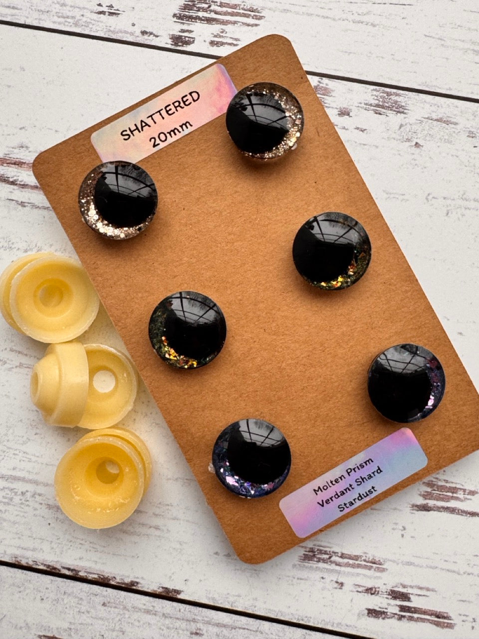 20mm Safety Eyes 3 Pack: Assorted Colors