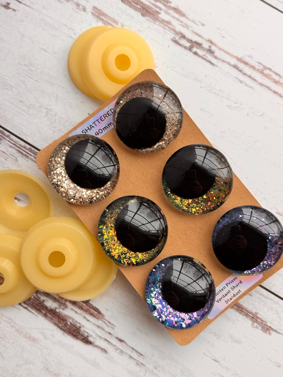 40mm Safety Eyes 3 Pack: Assorted Colors