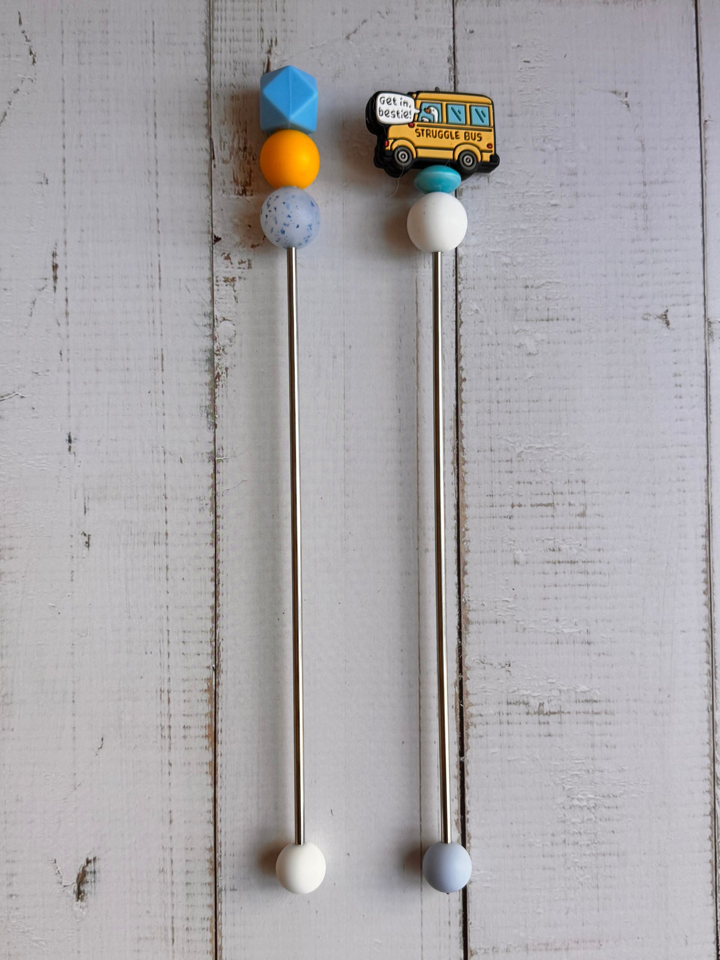 Goose Driving Struggle Bus Amigurumi Sewing Sticks