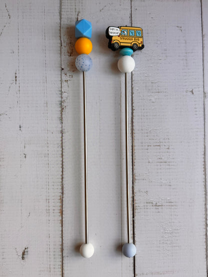 Goose Driving Struggle Bus Amigurumi Sewing Sticks