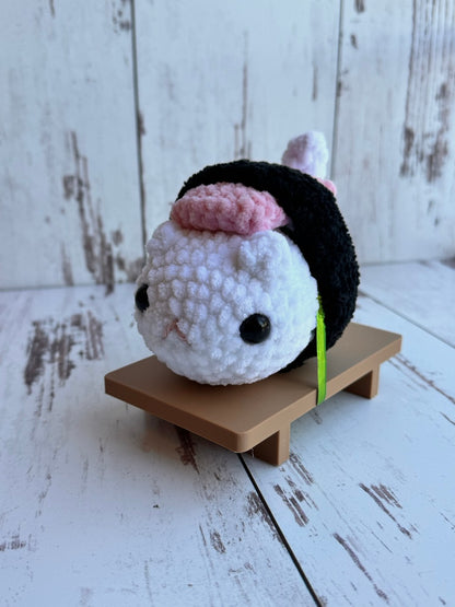 Set of 3 Sushi Trays for Crochet Plushies