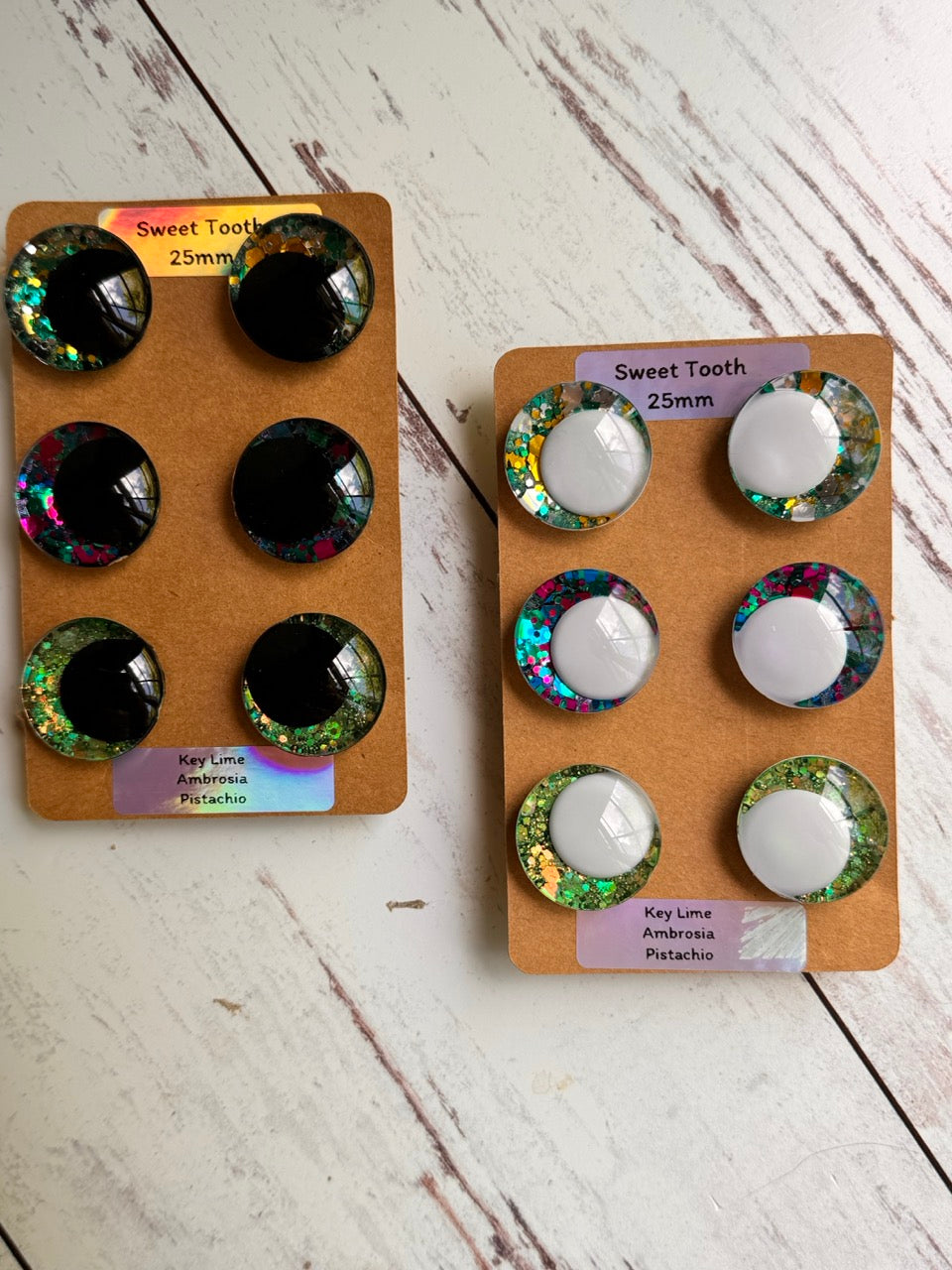 25mm Safety Eyes 3 Pack: Assorted Colors