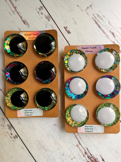 35mm Safety Eyes 3 Pack: Assorted Colors