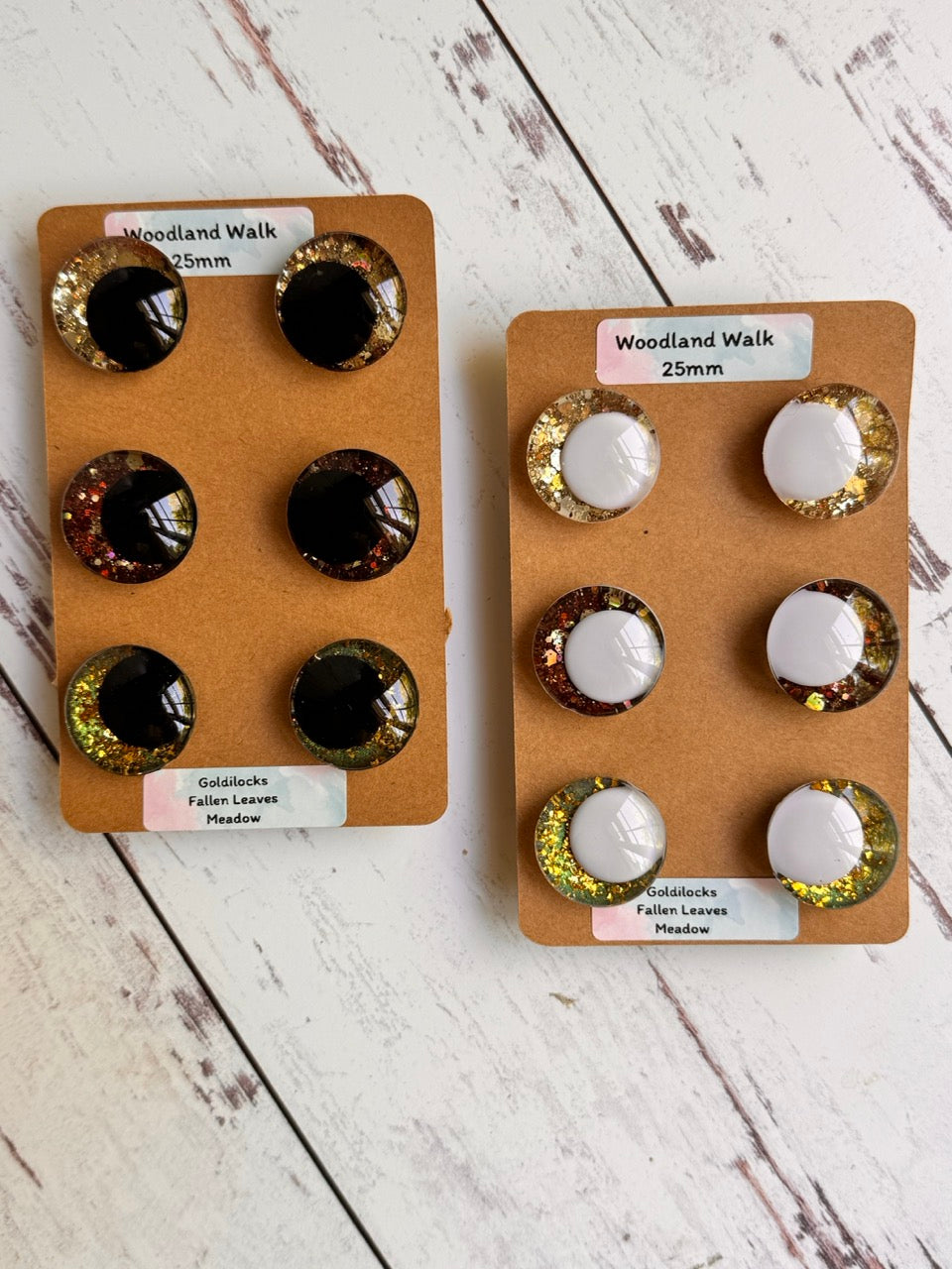 25mm Safety Eyes 3 Pack: Assorted Colors