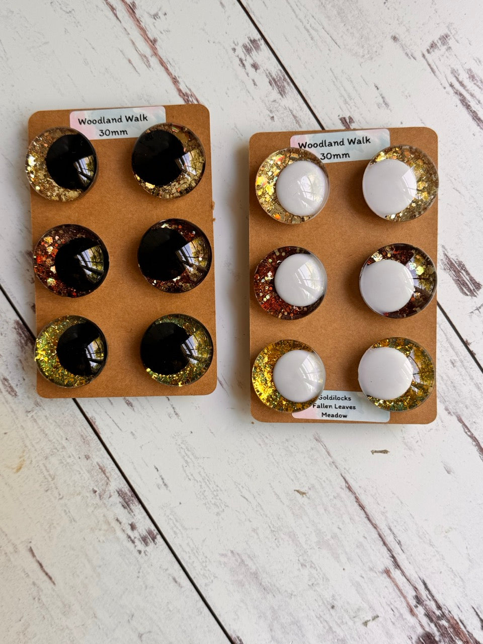 30mm Safety Eyes 3 Pack: Assorted Colors