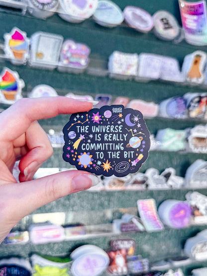 Committing to the Bit Sticker