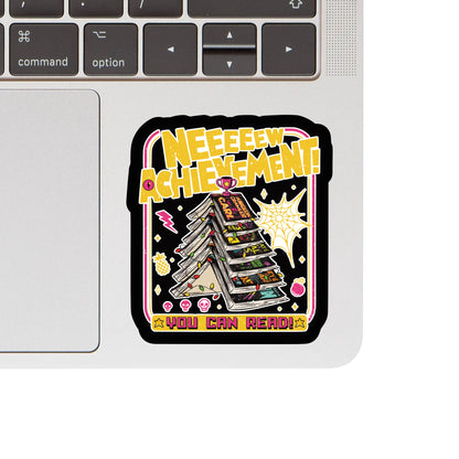 New Achievement Book Vinyl Sticker
