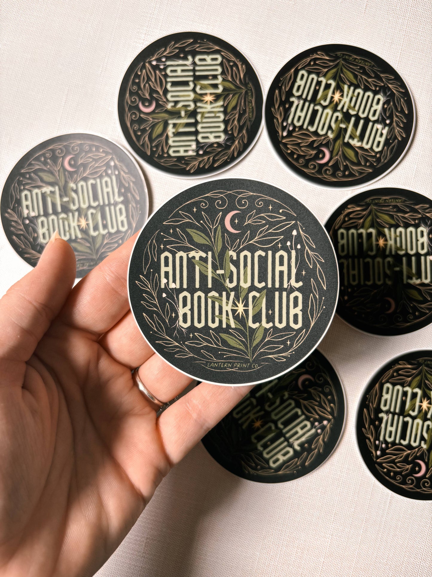 Anti-Social Book Club Vinyl Sticker