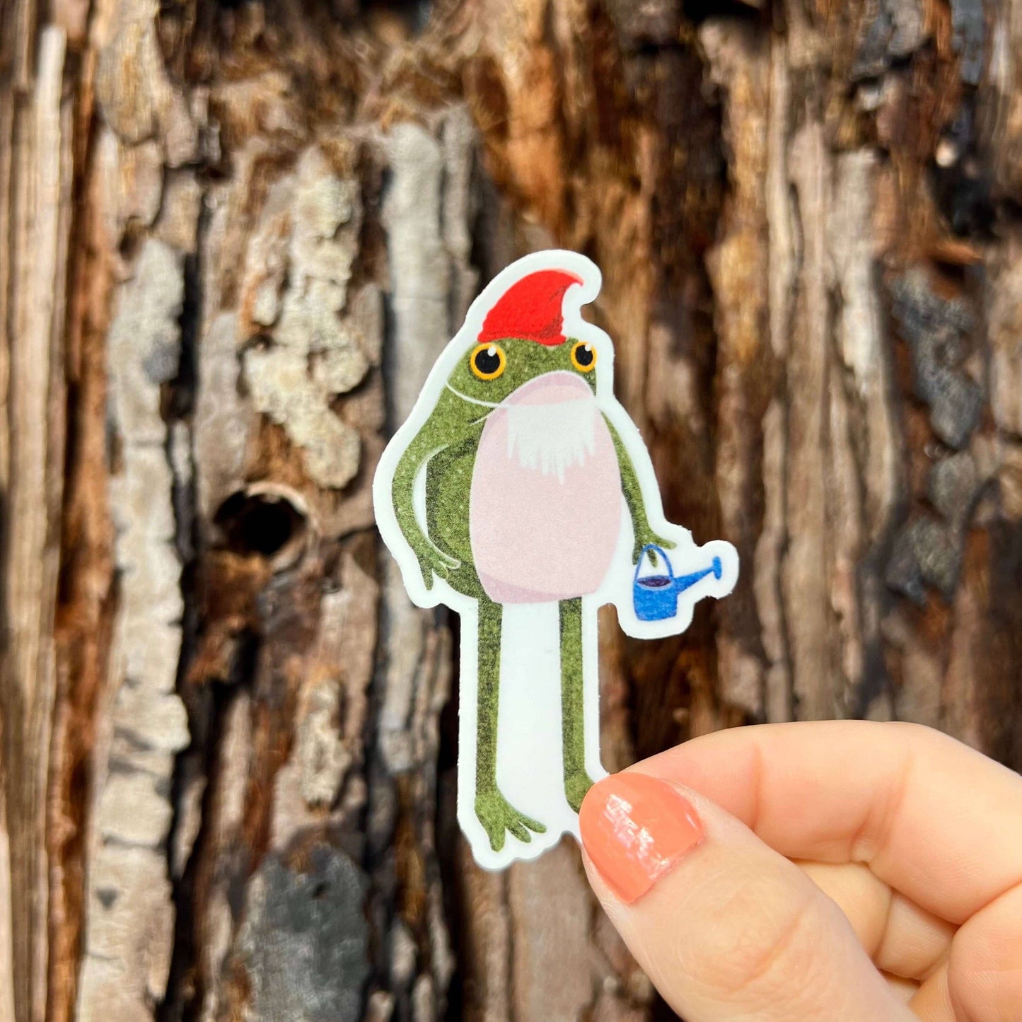 Gnome Frogson Frog Sticker