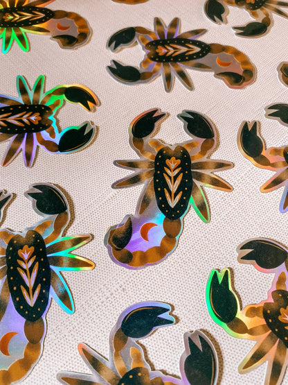 Desert Familiar Scorpion Vinyl Sticker