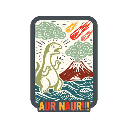 Aur Naur Dinosaur Vinyl Sticker