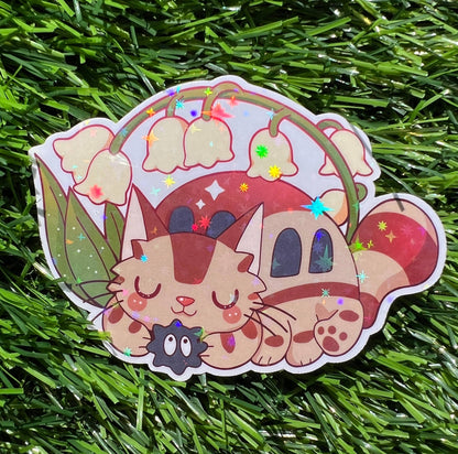 Spring Ghibli Sticker Cat Bus