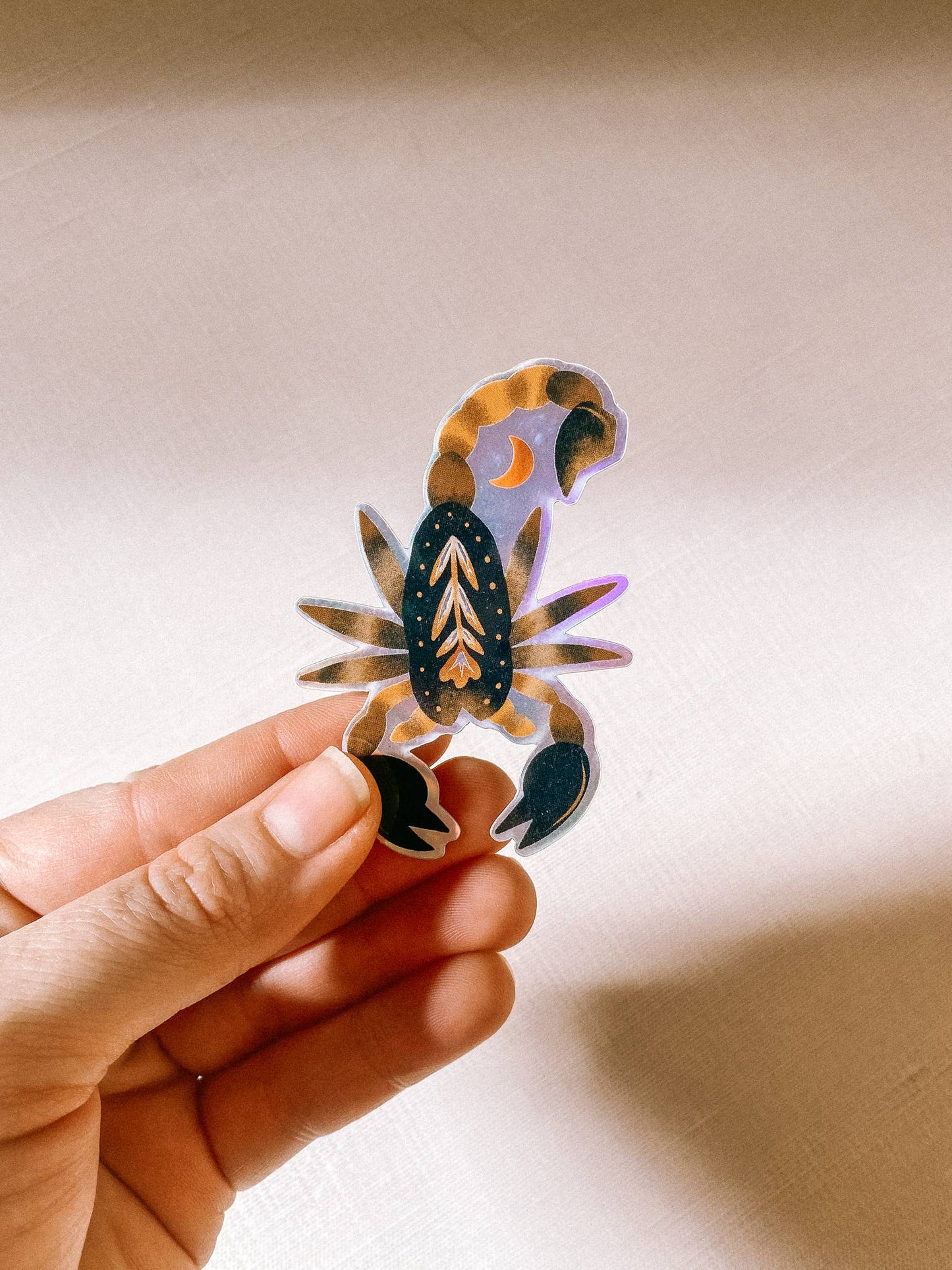 Desert Familiar Scorpion Vinyl Sticker