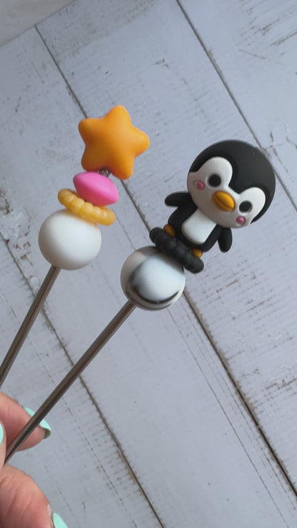 3D Penguin Amigurumi Sewing Sticks